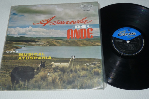 Jch- Conj. Musical Atusparia Acuarela Del Ande Huaynos Lp