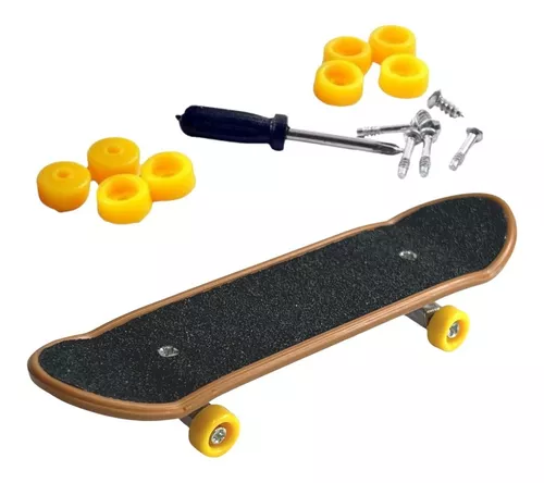 Brinquedo Skate De Dedo De Plástico X- Treme 3 Peças