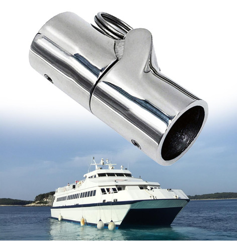 Conector De Tubo De Barco Para Corrimão Encaixe 25mm