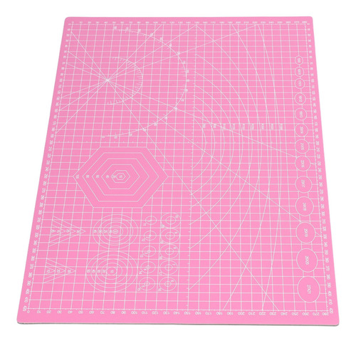 Tapete De Corte Autocurativo 45x30cm Rosa Tres Capas Doble