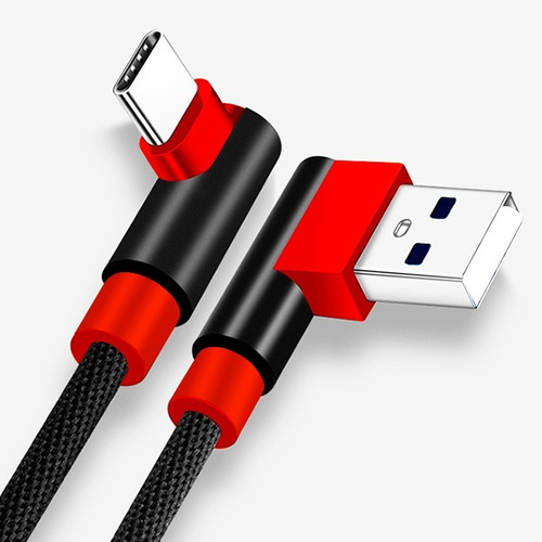 Imagen 1 de 4 de Cable De Carga Rápida Gamer Lightning Micro Usb Type C