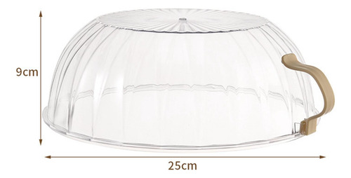 Cubierta Transparente Para Microondas, Cubierta Lavable A