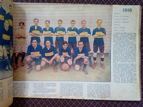 Imagen 2 de 3 de Boca Juniors Álbum De Oro De Las Doce Estrellas 1943