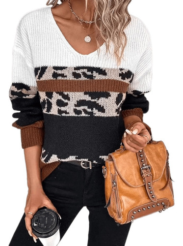 Sweater Buzo Animal Print