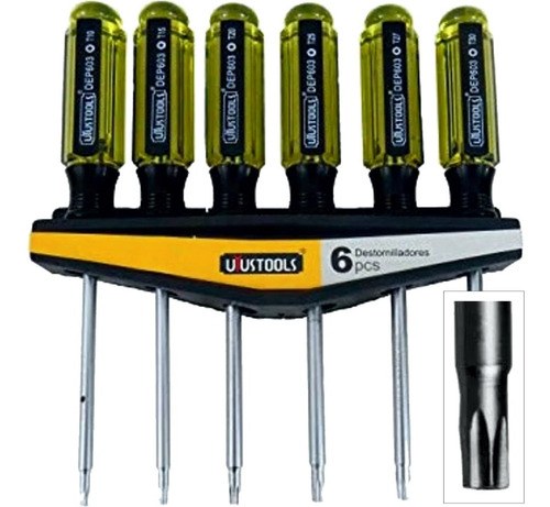 Set 6 Destornilladores Uyustools Modelo Tork