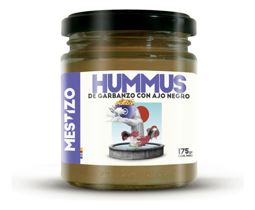 Hummus De Garbanzo Mestizo Ajo Negro Sin Tacc Dips X 175gr