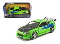Comprar Jada Mitsubishi Eclipse Verde Escala 1:24 Brian's Rapidos Y Furiosos