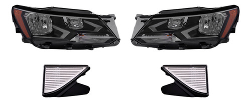 Cuartos + Faros 4 Piezas Depo P/ Volkswagen Passat 2016-2018