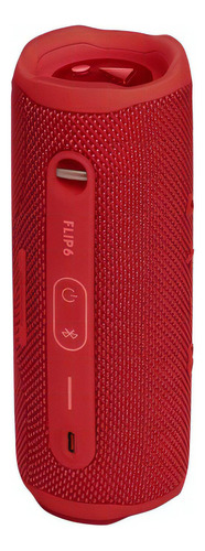 Parlante Jbl Flip 6 Portátil Con Bluetooth Waterproof Rojo