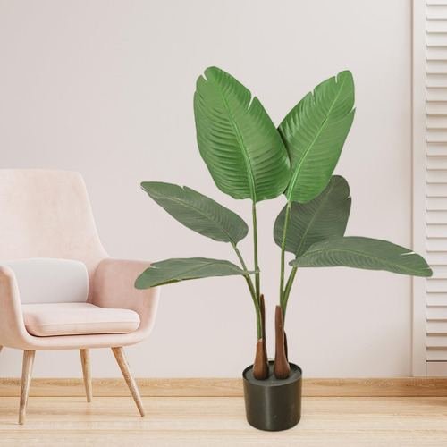 Planta Artificial Para Maceta, Planta Artificial Verde,