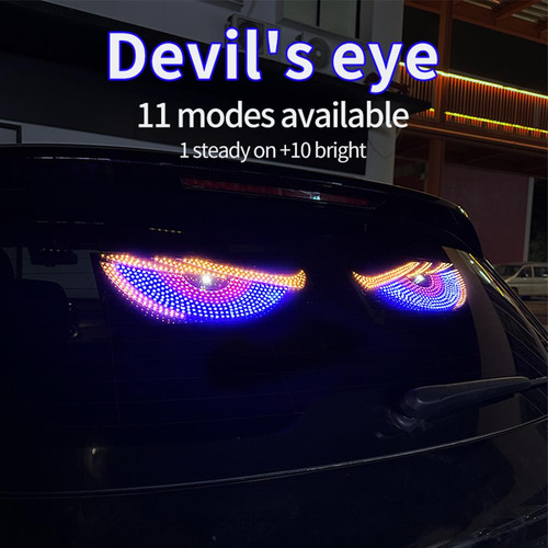 Luces Led Para Parabrisas Trasero Con Luz Led Devil's Eye