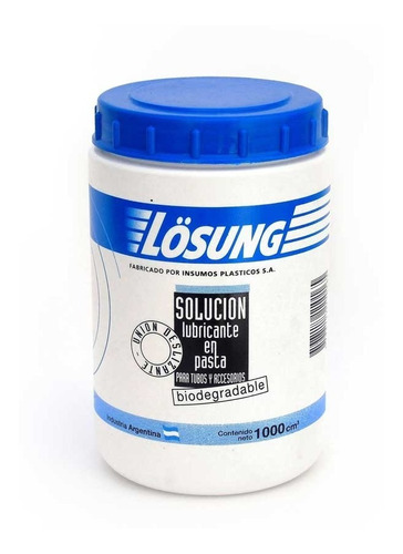 Solucion Lubricante Pasta Para Caños Losung 1 Kg