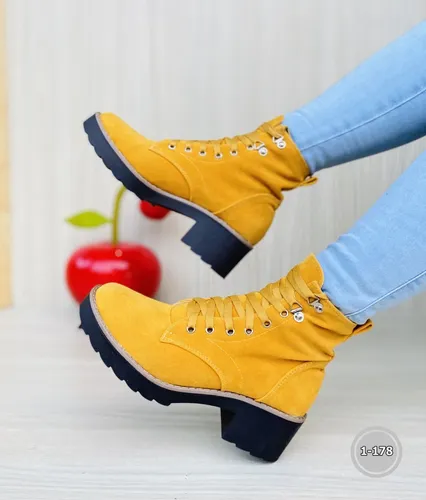 ballena Christchurch bendición Botas Color Mostaza | MercadoLibre 📦