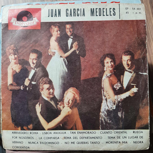 Simple Sobre Juan Garcia Medeles Polydor C25