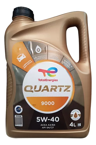 Aceite Para Motor Total Quartz Sintetico 9000 5w-40 X 4l