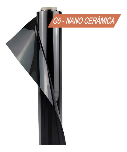 Película Térmica Nano Cerâmica G5 0,75m X 5m Reduz O Calor