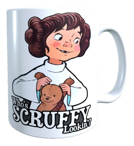 Taza - Tazón Diseño Princesa Leia, Star Wars 320 Cc