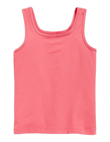 Polera Niña Old Navy Sin Mangas Solid Ajustada Rosa