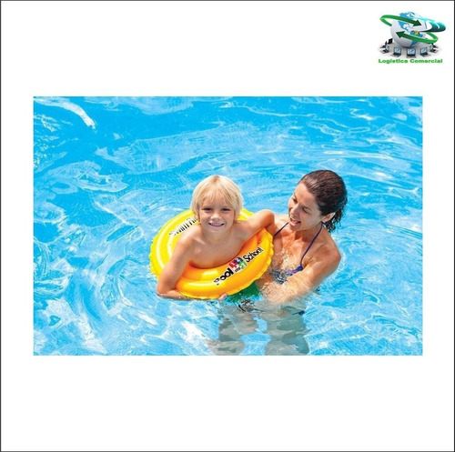 Imagen 3 de 9 de Anillo Aro 51 Cm Flotador Inflable Niños Piscina 58231 Intex