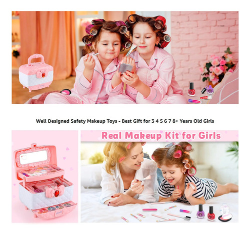 Bolsa De Maquillaje Infantil, Regalo Completo Para El Día De