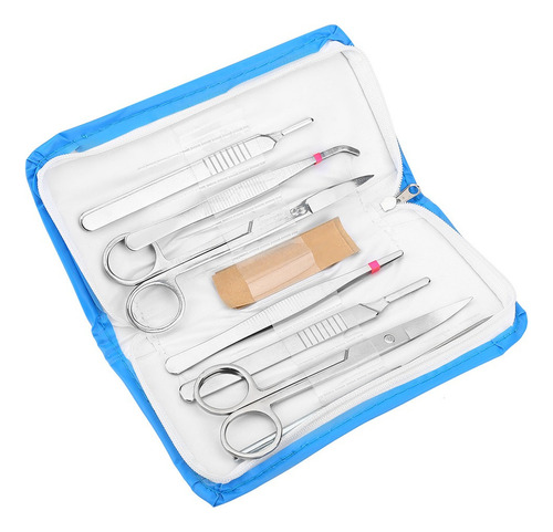 Kit De Disección De Disección De Acero Inoxidable 7pcs Biolo