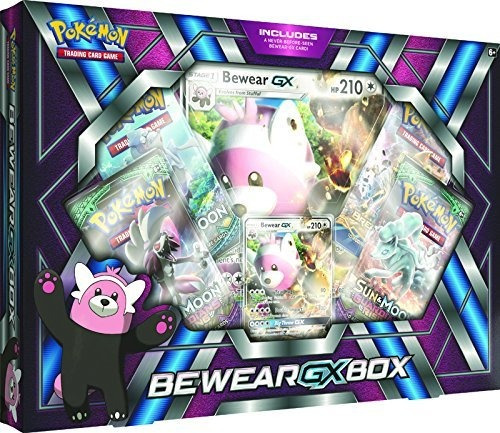 Juego De Cartas Coleccionables De Pokemón. Caja Bewear-gx