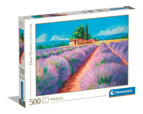 Puzzle 500 Piezas Aroma De Lavanda Clementoni - Mosca