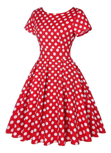 Mintlimit Vestido Elegante De Verano De Los Años 50 Para Muj