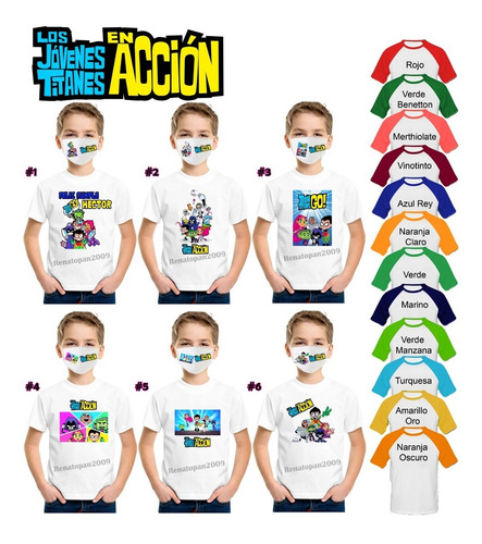 Franelas Personalizadas Pj Masks Minion Ricky Zoom Toy Story