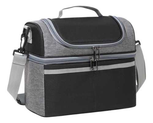 Bolso De Lonchera Aislada Comida Bento Bolso Doble Capa