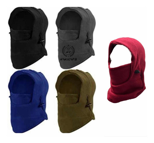 Cuello Polar Capucha Pasamontaña Térmico Moto X Mayor X 12u