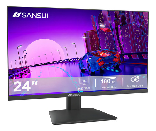 Monitor Sansui con pantalla de 24" 180Hz 110V y resolución Full HD