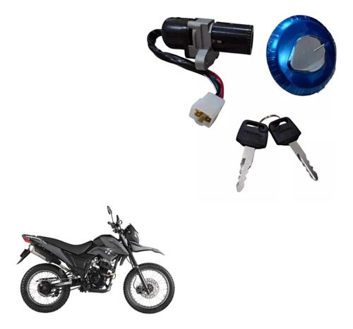 Switch Suiche Encendido Akt Ttr 125 / 150 + Tapa Gasolina