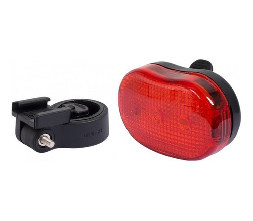 Luz Trasera Led Bicicleta Con Soporte 4 Funciones