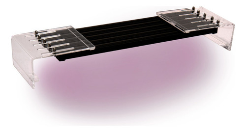 Luminária Led 5 Cores Aquário Plantado C/ 1,90m 214w Dimmer Luzes 02brancos 6.500k 01branco 3.500k 01rosa 01azul 127/220v