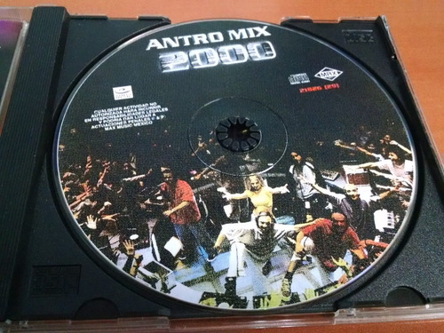 Antro Mix 2000, Cd Album Del Año 1999. (Usado)