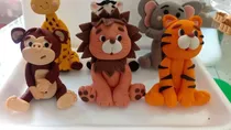 Comprar Toppers Animales Safari Para Tortas, Comestibles