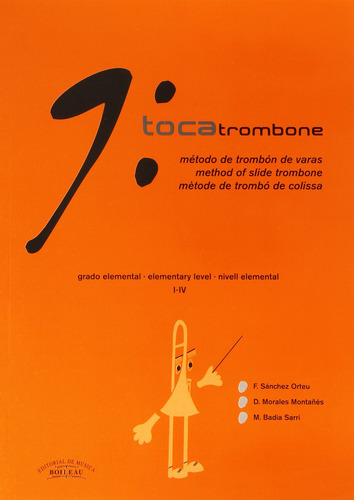 Libro Trocatrombone:método De Trombón De Varas