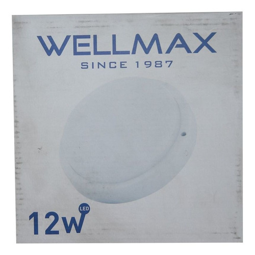 Imagen 3 de 8 de Lampara Led Vapoleta Redonda, 12w Ip54 6500k
