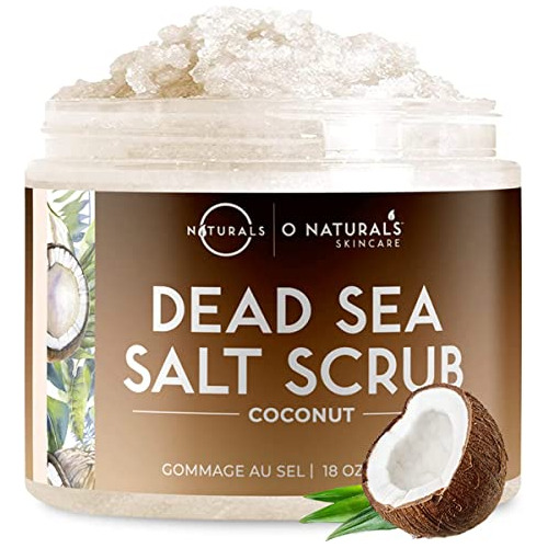 O Naturals Exfoliating Coconut Oil Dead Sea Salt Exfoliante 