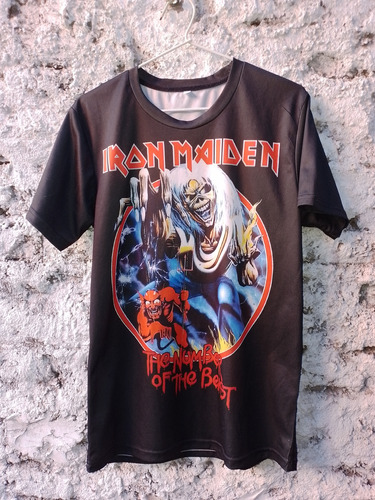 Polera De Iron Maiden - The Number Of The Beast (talla S)