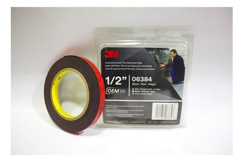 3m Cinta Doble Cara Para Molduras Mod. 06384 1/2in X 4.6 Mts