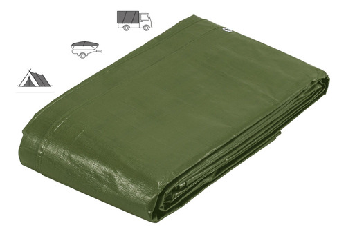 Lona 12x17 Grande Reistente Impermeable Climas Extremos