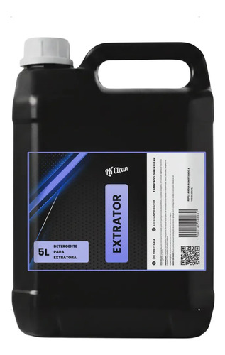Extratora Limpador 5 itros Detergente para Sofá Colchão Tapete Carpete Estofado Tecido Automotivo Compatível WAP Kärcher IPC Electrolux Vonder Lavor Profissional Limpeza Estofados
