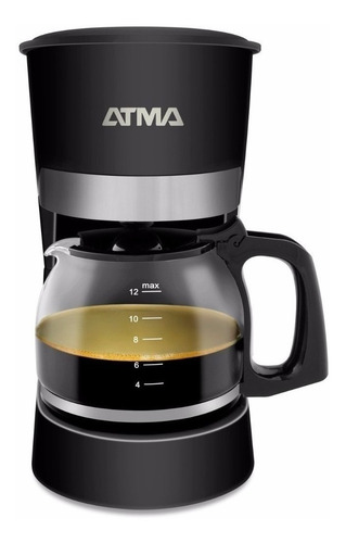 Cafetera De Filtro Atma Ca8143 Negra Semi Automática Color Negro
