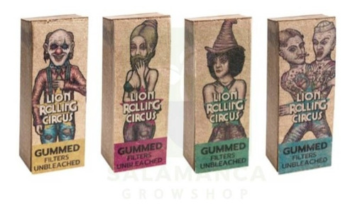 Filtros Tips Lion Rolling Circus 50 U. Salamanca Grow Haedo