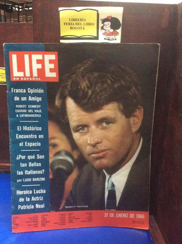 Revista Antigua - Life - 1966 - Robert Kennedy - El Esiacio