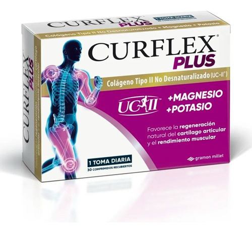 Curflex Plus Colageno Tipo Ii No Desnaturalizado 30 Comp