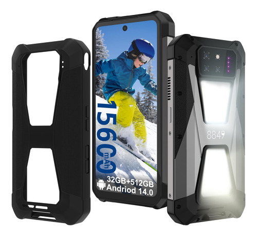 Smartphone 8849 Tank 3s 6.79 Pulgadas, 5 G, 32 Gb+512 Gb/1 Tb, Android 14