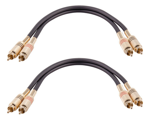 Seismic Audio Cables De Conexion De Audio Dobles 2 Rca, Mach